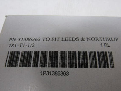 Leeds & Northrup 31386363 781-T1-1/2 Roll Strip Chart 10.688"x120' Lot of 19