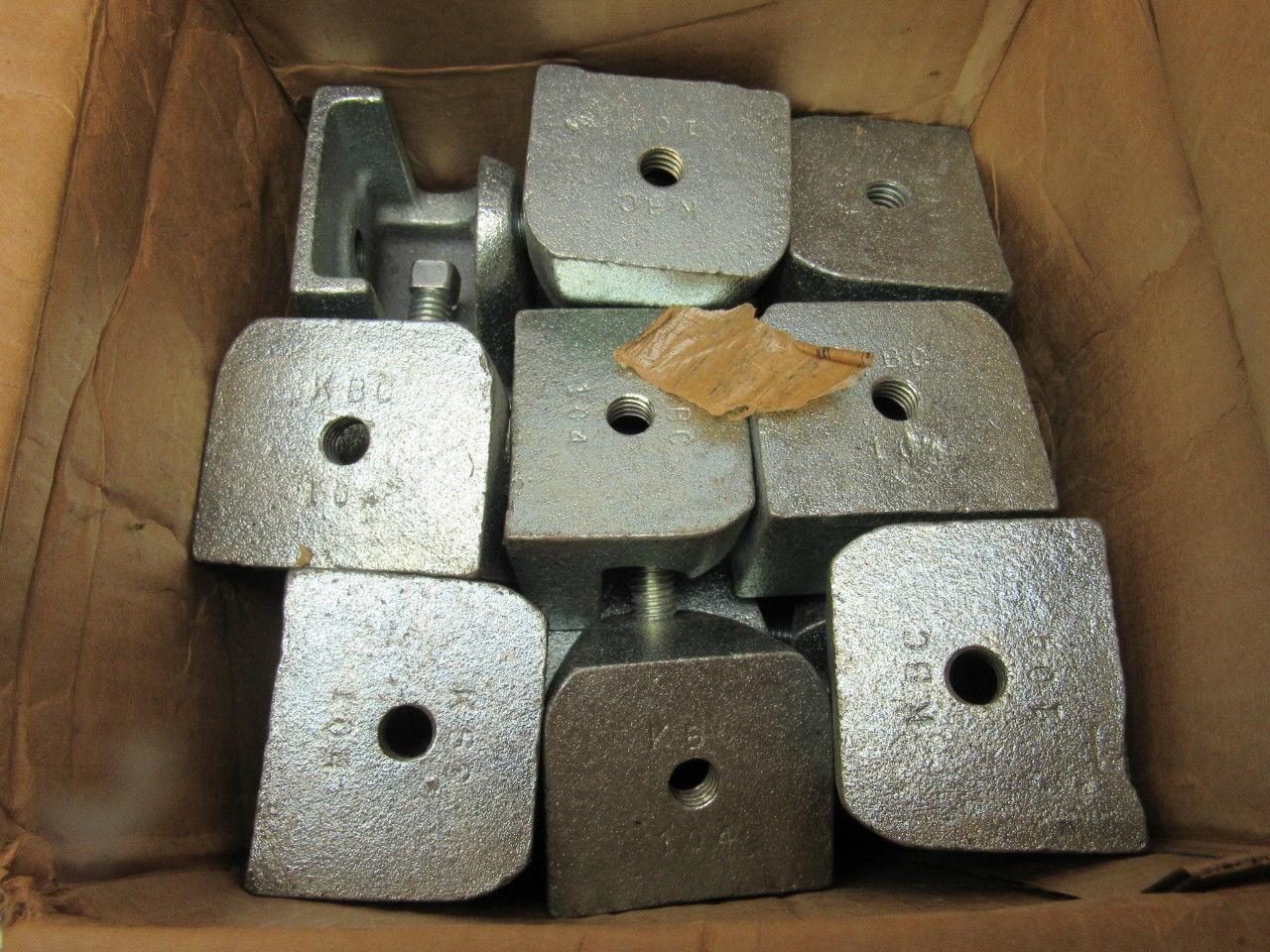 KCC Korns KBC 104 2-1/2" Beam Clamp 1/2-13 Tapping Lot of 16 NIB