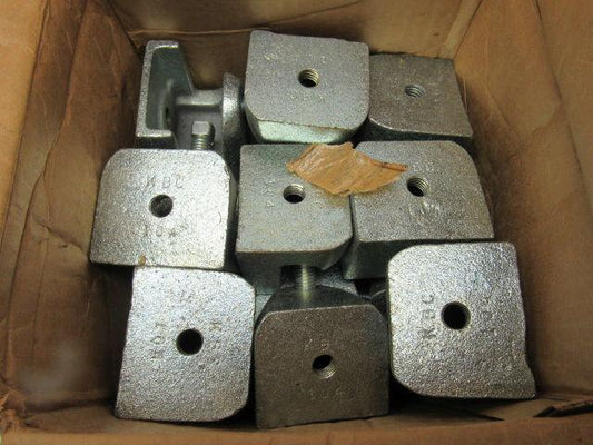 KCC Korns KBC 104 2-1/2" Beam Clamp 1/2-13 Tapping Lot of 16 NIB