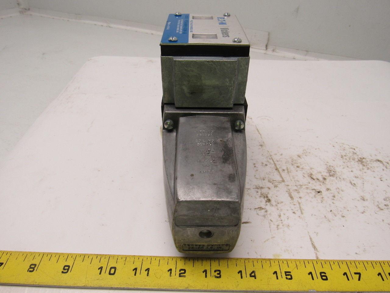 Eaton Vickers 435521 PA5DG4S4LW-012N-51 Hydraulic Solenoid Directional Valve