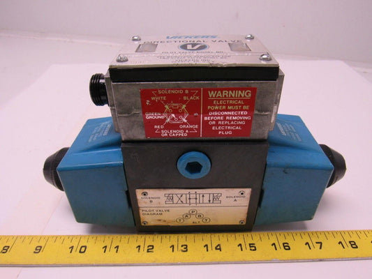 Vickers 02-127554  PA5DG4S4-LW-010C-B-60 Hydraulic Directional Control Valve