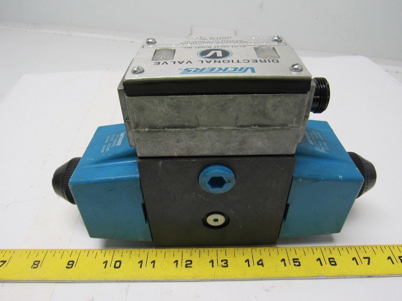 Vickers 02-127554  PA5DG4S4-LW-010C-B-60 Hydraulic Directional Control Valve