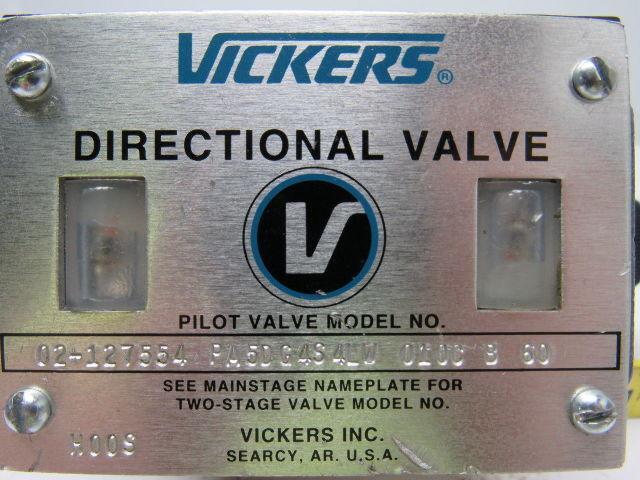 Vickers 02-127554  PA5DG4S4-LW-010C-B-60 Hydraulic Directional Control Valve