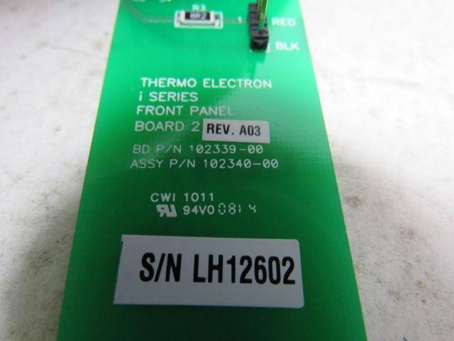 Thermo Scientific 102340-00 Thermo Electron I Series Front Panel Board Rev. A03