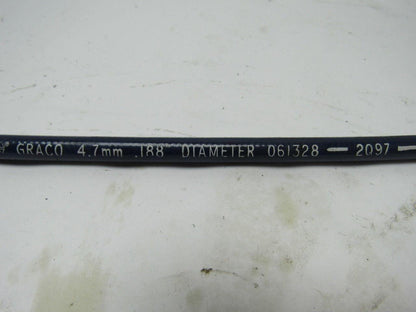 Graco 061328 239-069 4.7mm .188 Dia Nylon Hose 4100 PSI 1/4" Fittings
