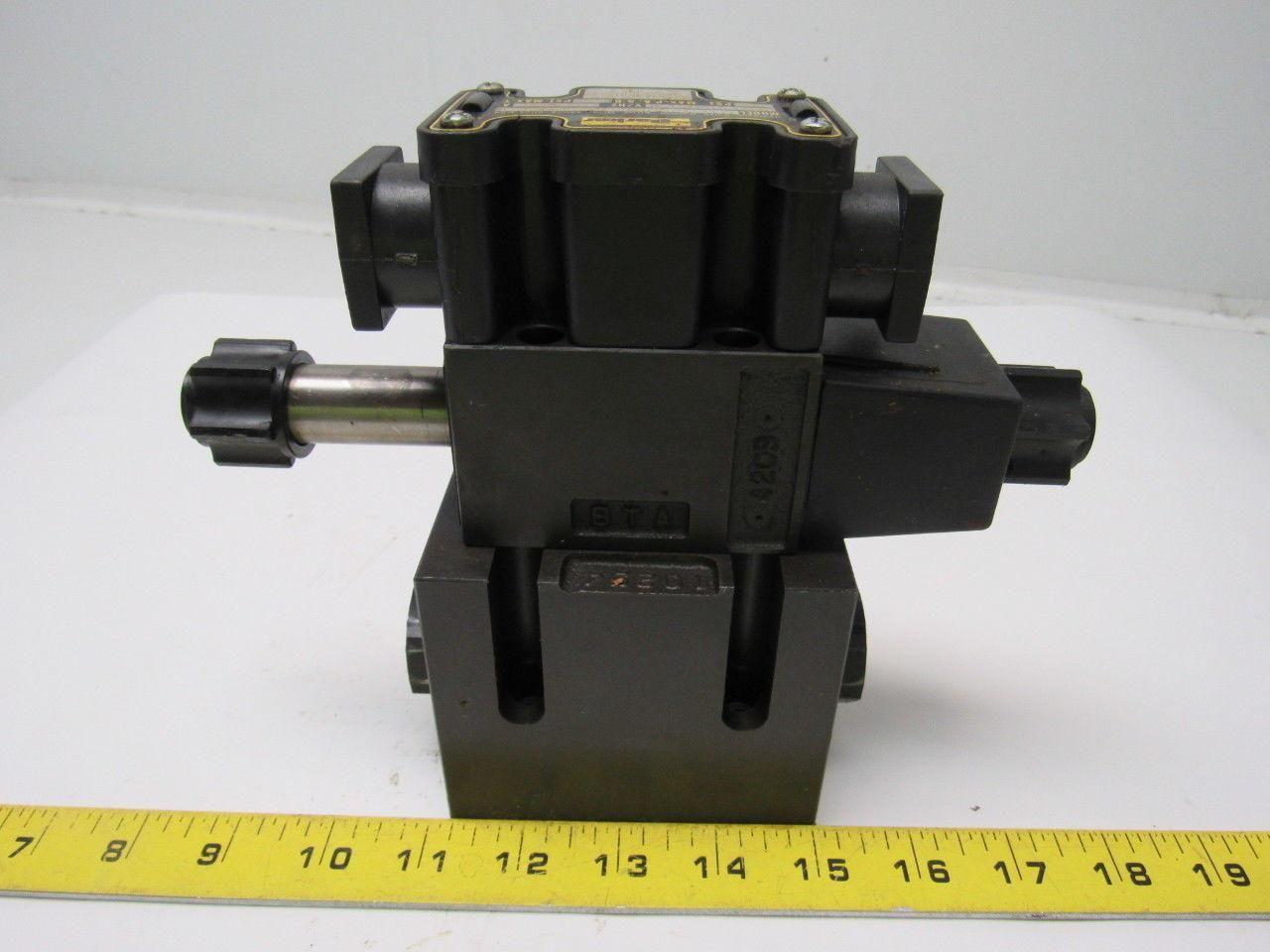 Parker Complete Mod D31VW20D4NYCF Pilot Valve Mod D1VW20DNYCF Hydraulic Valve