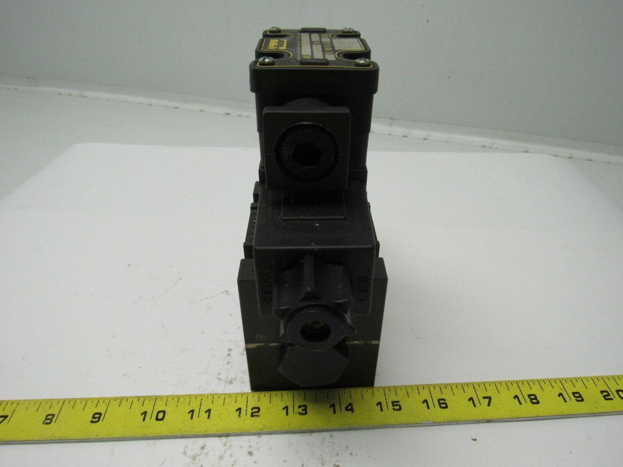 Parker Complete Mod D31VW20D4NYCF Pilot Valve Mod D1VW20DNYCF Hydraulic Valve