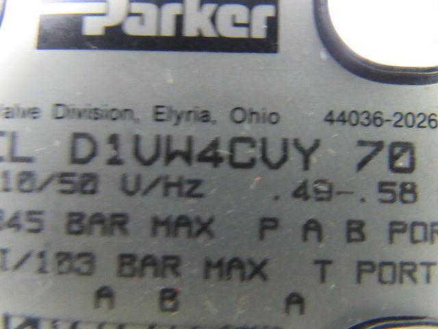 Parker D1VW4CVY 70 Hydraulic Directional Control Valve