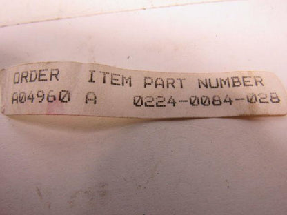 Milton Roy 0224-0084-028 Check Valve Seat HPD A20 1.5B #224