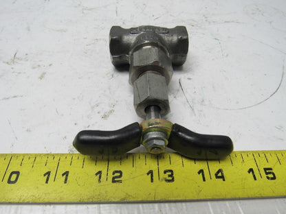 Kerotest N28B 1/4" In-Line Union Bonnet Needle Valve