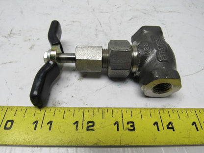 Kerotest N28B 1/4" In-Line Union Bonnet Needle Valve