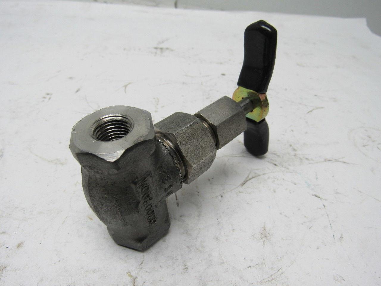 Kerotest N28B 1/4" In-Line Union Bonnet Needle Valve