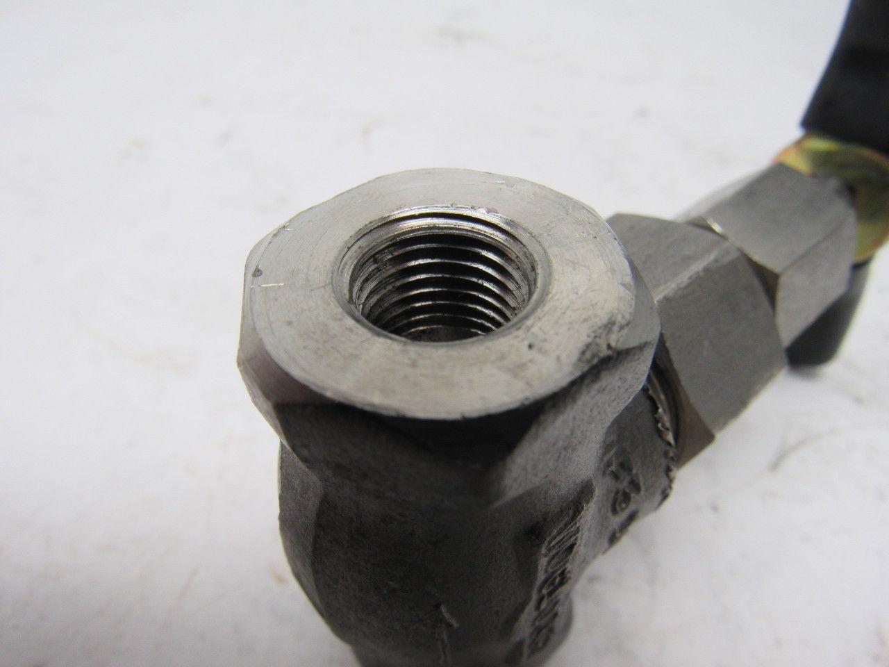Kerotest N28B 1/4" In-Line Union Bonnet Needle Valve