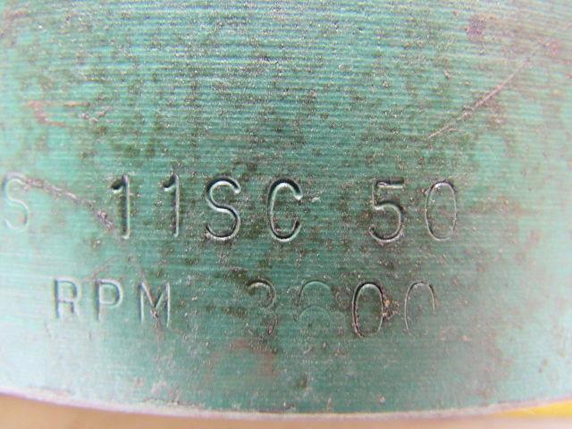 TB Woods 11SC50 Shaft Coupling Cast Iron 2-7/8" Bore 8-5/8" Dia 3600 RPM Max