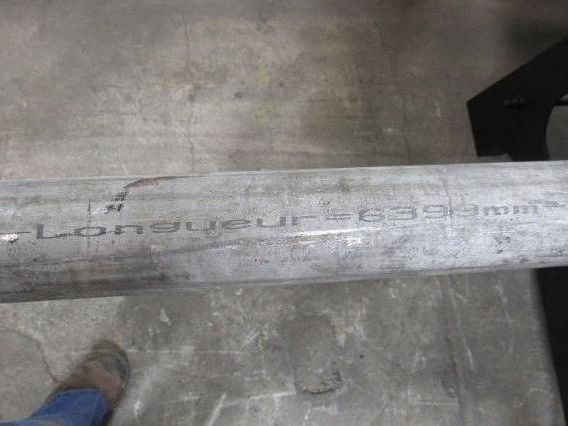 2-1/2" nps 304 Stainless Steel Seamless Pipe 2500psi 0.556 Wall 156" long