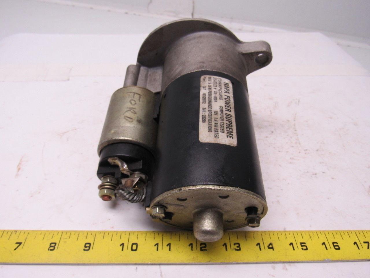 Napa 44-9251 Remanufactured Starter 12V 1.4kW