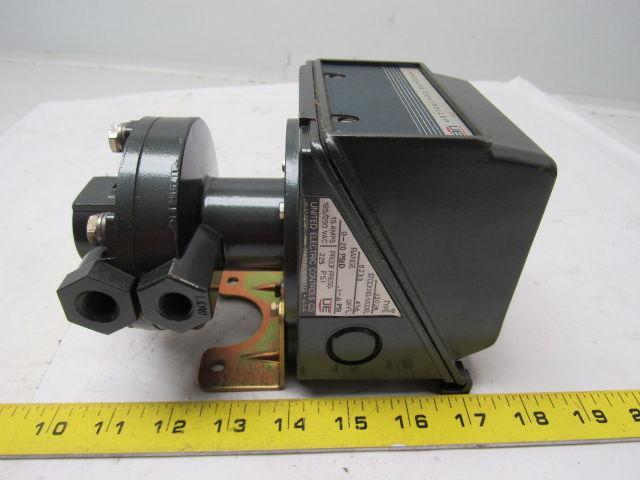 United Electric J302K-456 Pressure Controller Switch 0-20 PSID 1/4"NPT 125/250V