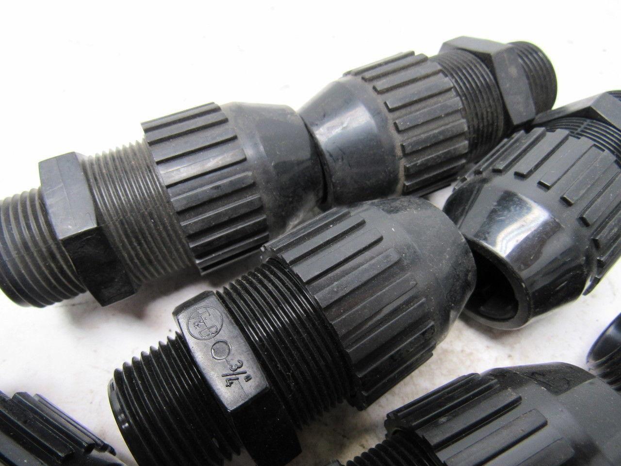 Thomas&Betts 2675 Liquidtight Strain Relief Connector 3/4"x Straight Lot Of 8
