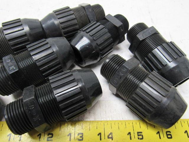 Thomas&Betts 2675 Liquidtight Strain Relief Connector 3/4"x Straight Lot Of 8