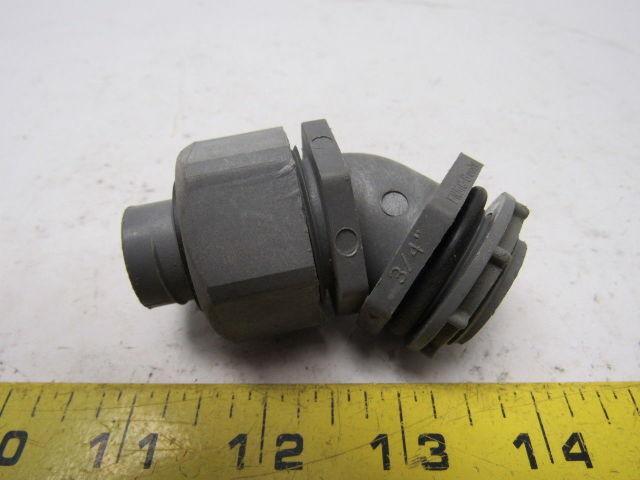 Carlon LC30E LT30-E 3/4" 45 Degree Carflex Liquidtight Fitting