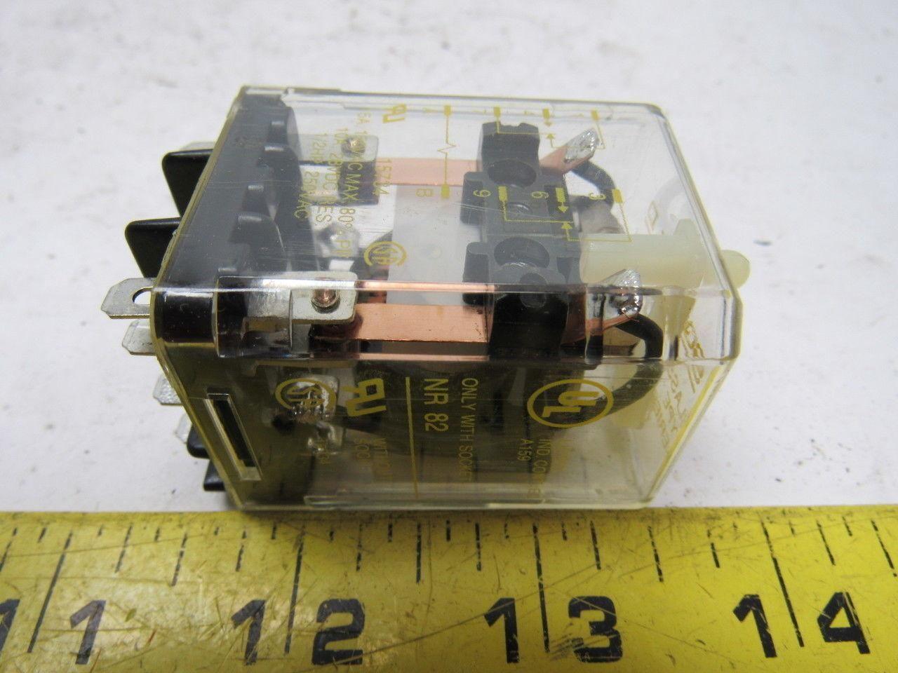 Square D 8501KXD12M1V53 General Purpose Relay 24VDC 10A