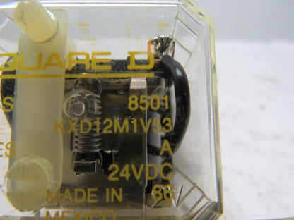 Square D 8501KXD12M1V53 General Purpose Relay 24VDC 10A
