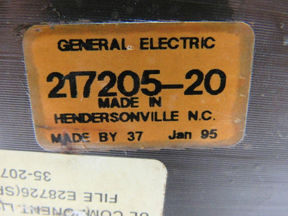 General Electric 217-205-20 Transformer