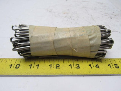 1/8" X 4-1/2" Stainless Steel Cotter Pin Extended Prong Chisel Point Lot of 100