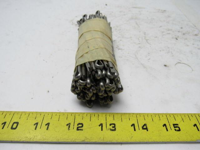 1/8" X 4-1/2" Stainless Steel Cotter Pin Extended Prong Chisel Point Lot of 100