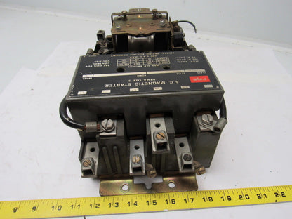 Federal Pacific Class 4204 Style BU33 Series B Size 3 Magnetic Starter600V 50 HP