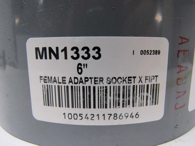 Spears MN1333 6" CPVC Female Adapter SOCXFPT SCH80