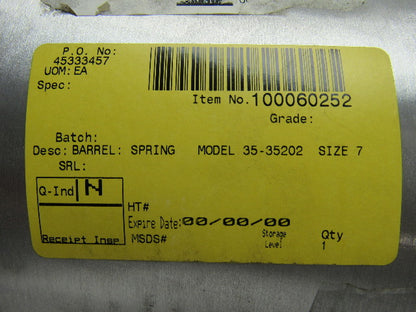 Dresser/Masoneilan 35-35202 Camflex Rotary Control Valve Actuator Spring Barrel