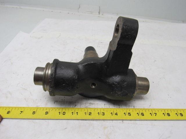 Left & Right Forklift Spindle 1-3/8" & 1-1/2" Knuckle 1-1/4-18 Male Lot of 2