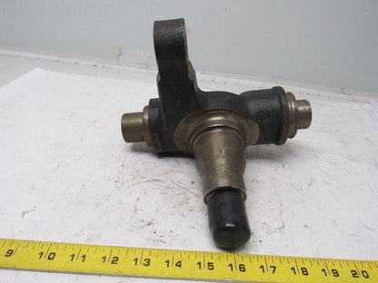 Left & Right Forklift Spindle 1-3/8" & 1-1/2" Knuckle 1-1/4-18 Male Lot of 2