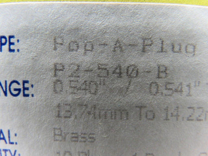 Curtis Wright P2-540-B Pop-A-Plug Heat Exchanger Tube Plugging System