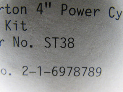 Chesterton ST38 4" Power Cylinder Repair Kit