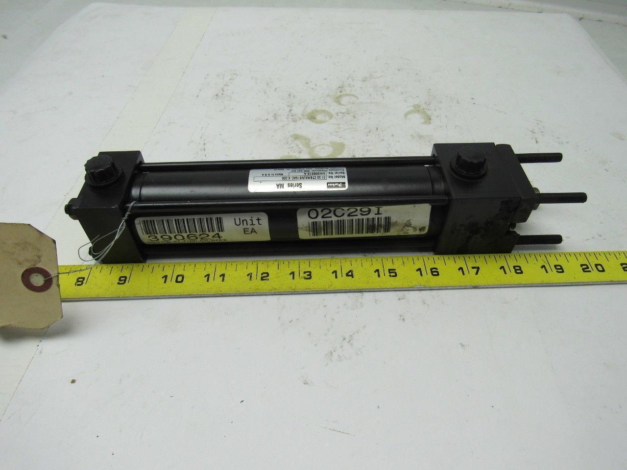 Parker Series MA 1-1/2"x6" Stroke  200PSI Pneumatic Cylinder