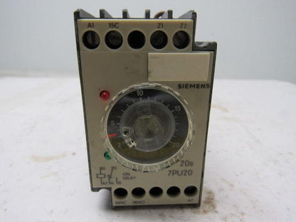 Siemens 7PU2040-7AJ33  Time Relay Surface Mount 1 Time Setting Range 2S TO 20S