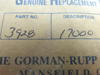 Gorman Rupp 3928 17000 Stainless Steel Replacement Spring Center Seal