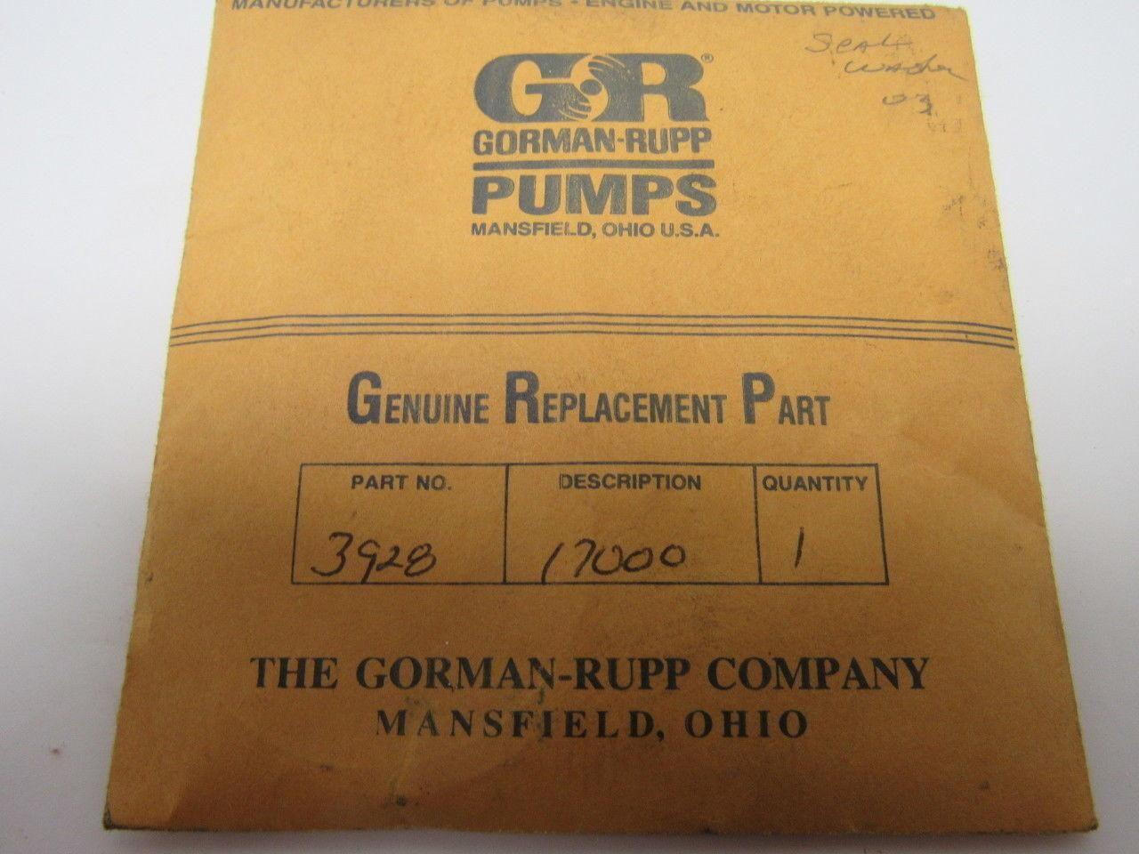 Gorman Rupp 3928 17000 Stainless Steel Replacement Spring Center Seal