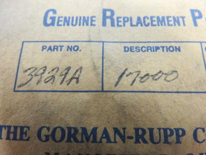 Gorman Rupp 3929A 17000 Stainless Steel Replacement Spring Center Seal