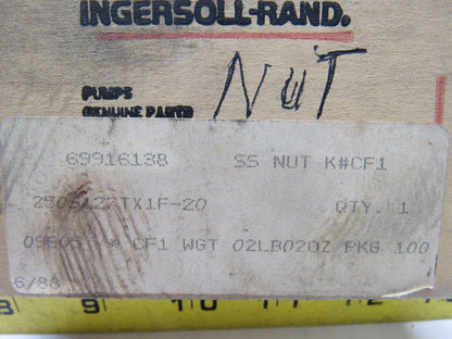 IR Ingersoll Rand 250S127TX1F-20 2-1/2" Pump Lock Nut Sleeve