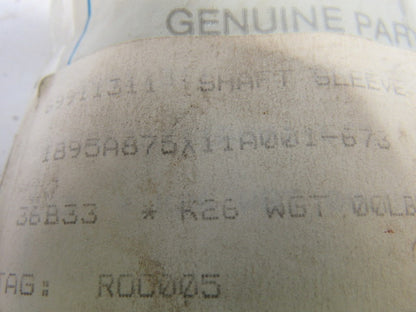 Ingersoll -Dresser 1895A875X11A001-673 Brass Shaft Sleeve Pump Part