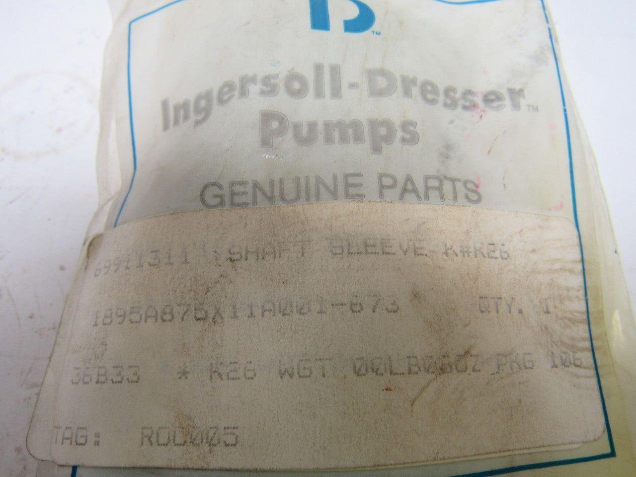 Ingersoll -Dresser 1895A875X11A001-673 Brass Shaft Sleeve Pump Part
