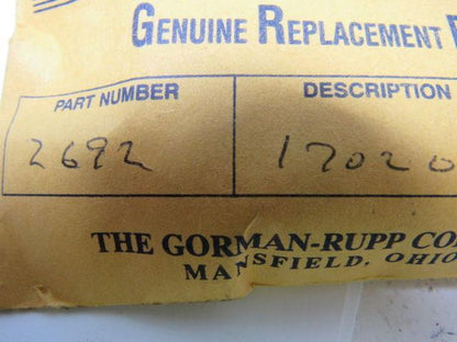 Gorman Rupp 2692 17020 Stainless Steel Replacement Shaft Sleeve