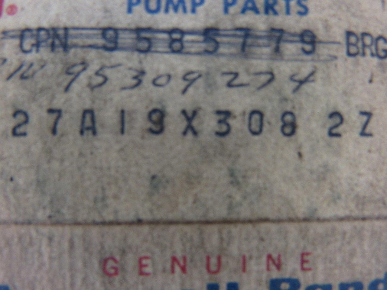 IR Ingersoll Rand CPN 95309274 27A19x308 2Z MRC Pump Bearing