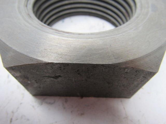 Whitworth BSW Steel Hex Nut 2-1/2-6" RH Fine Thread 3-3/4" Wide 1-1/4"Thick 6tpi