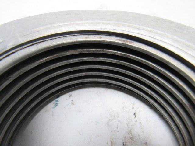 Whitworth BSW Steel Hex Nut 2-1/2-6" RH Fine Thread 3-3/4" Wide 1-1/4"Thick 6tpi