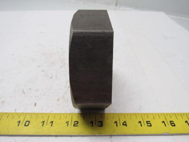 Whitworth BSW Steel Hex Nut 2-1/2-6" RH Fine Thread 3-3/4" Wide 1-1/4"Thick 6tpi