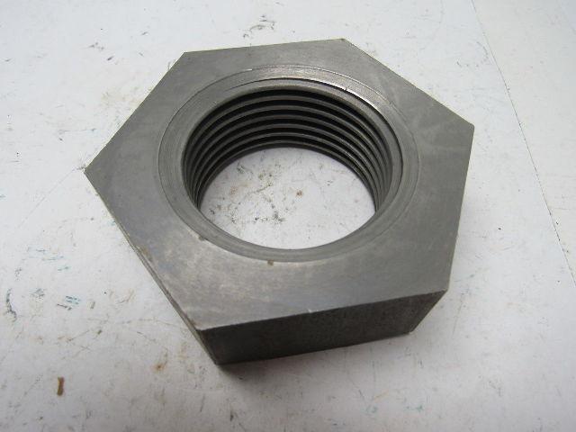 Whitworth BSW Steel Hex Nut 2-1/2-6" RH Fine Thread 3-3/4" Wide 1-1/4"Thick 6tpi